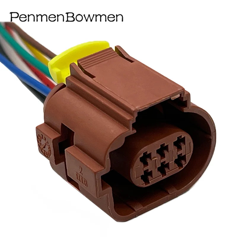 1 Set 6 Pin Auto Steering Gear Booster Pump Waste Valve Plug Wire Harness Throttle Position Sensor Connector 284716-3 284717-3