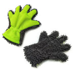 Five Finger Washing Car Gloves Plush Sponge Wheel Hub Cleaning Thickened Plush Does Not Damage Car Paint Comprehensive Amagi