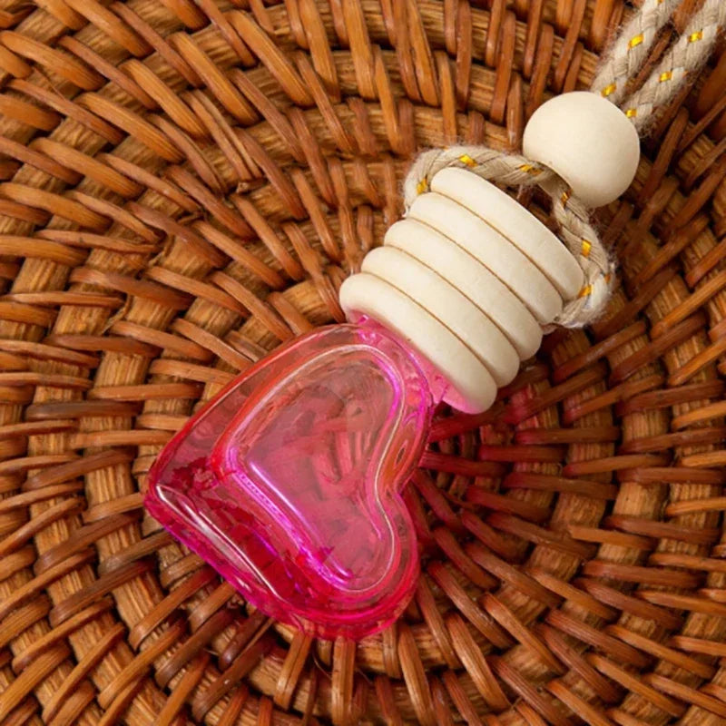 Perfume Bottle Ornament Hanging Empty Bottle Essential Oil Diffuser Fragrance Air Freshener Scent Car Interior Accessory Amagi