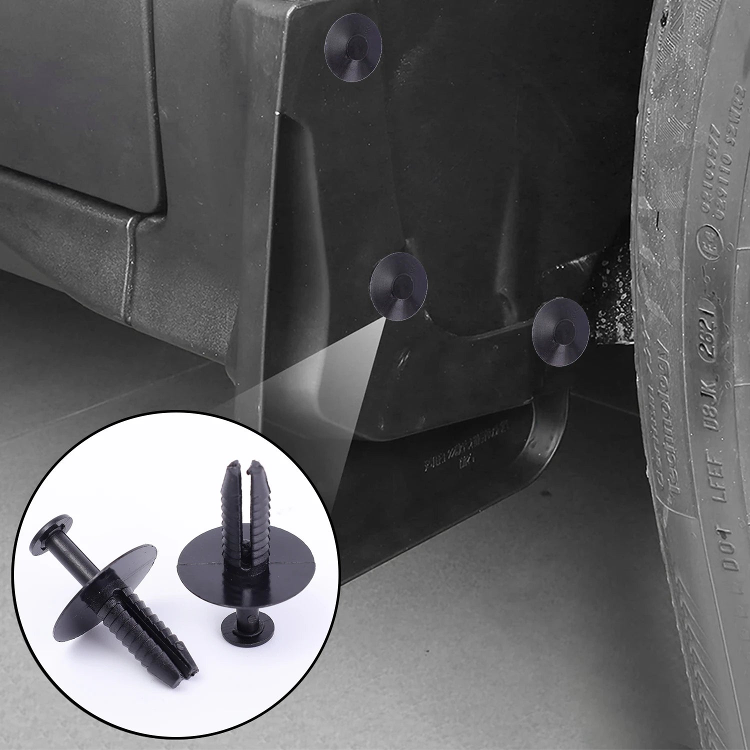 Car Bumper Moulding Clip Retainer Push Pin Rivet Fastener for BMW Mercedes Benz 3 5 7 Series Side Skirt Wheel Arch Trim Panel