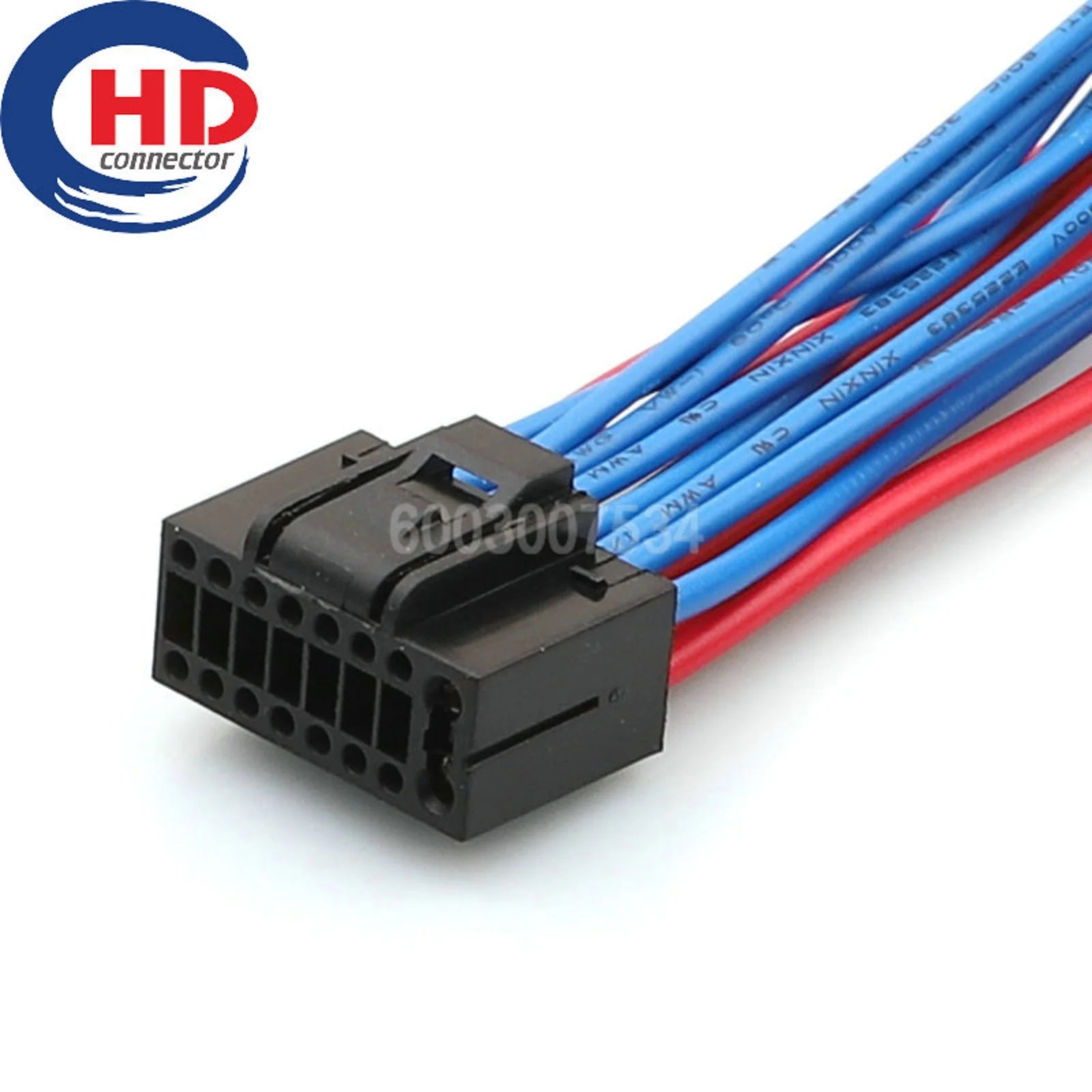 16 Pin Unsealed Female Connector Cable Plug Motorcycle Electrical Harnesses Wiring Harness Housing Cable Socket 51128-1601