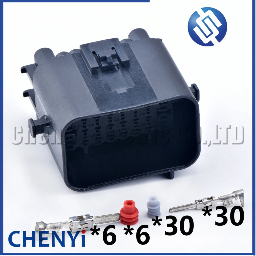 36 Pin male or female Auto ECU waterproof connector Connector Engine radar headlight harness assembly plug 1743062-2 1743059-2