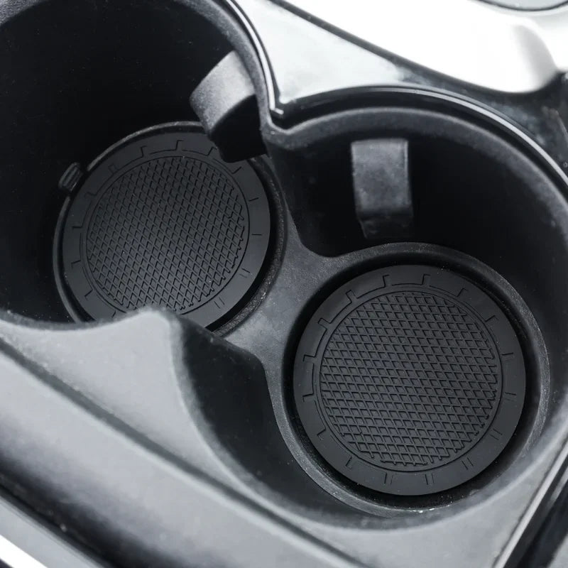 Car Cup Holder Anti-Slip Insert Coaster Mat Auto Cup Holder Soft Rubber Anti-skid Drink Cup Bottle Mat Car Interior Accessories