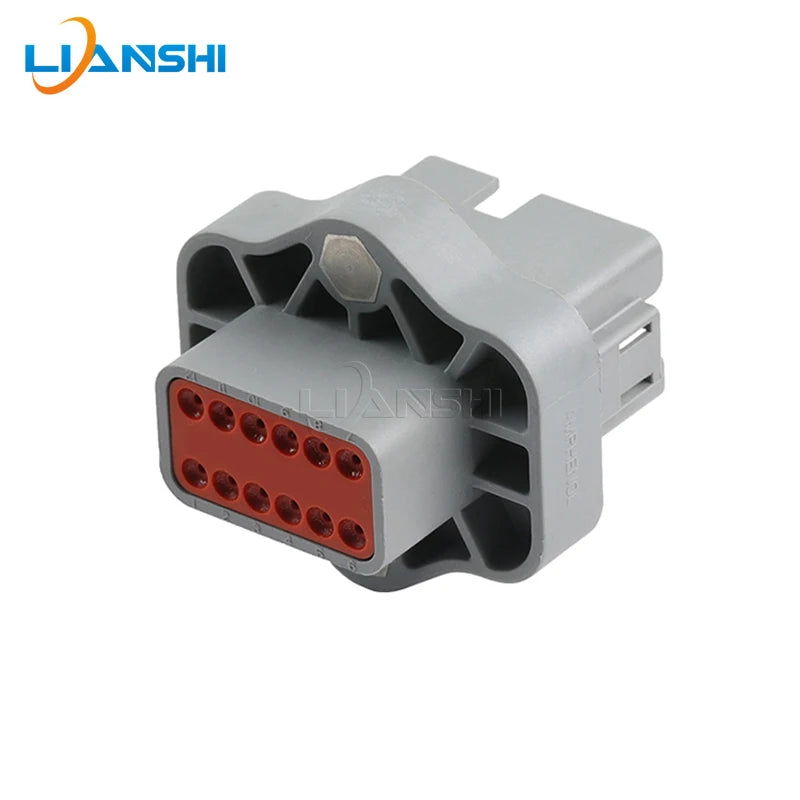 AT04-12PA-PM05 Amphenol 12-hole waterproof wiring harness connector flange fixed mounting sheath with terminal