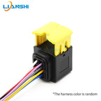 7-hole new energy vehicle waterproof connector harness plug 1-1418480 plastic case 1703648-1