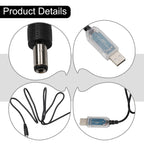 1pc Charging Cable For Car Household Vacumn Cleaner ST-6101 120W USB Charging Cable Wire Accessories Home Vacuum Cleaner Parts