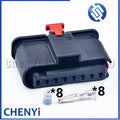 8 Pin female Automotive waterproof connector car radar wire harness plug 6189-8086 5WA 972 708 A 5WA972708A