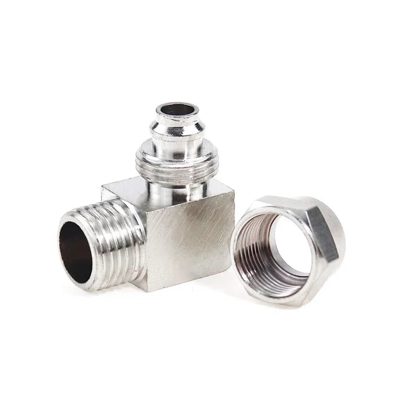 KPL Nickel-Plated Copper Pneumatic Quick Connector 1/8 1/4 3/8 1/2 Thread Fitting for Air Compressor Hydraulic System 4 6 8 10