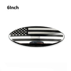 6 Inch Car Oval Front Grille Emblem For Ford F150 F350 FRONT GRILL Tailgate US Flag Oval Emblem Badge Car Decoration