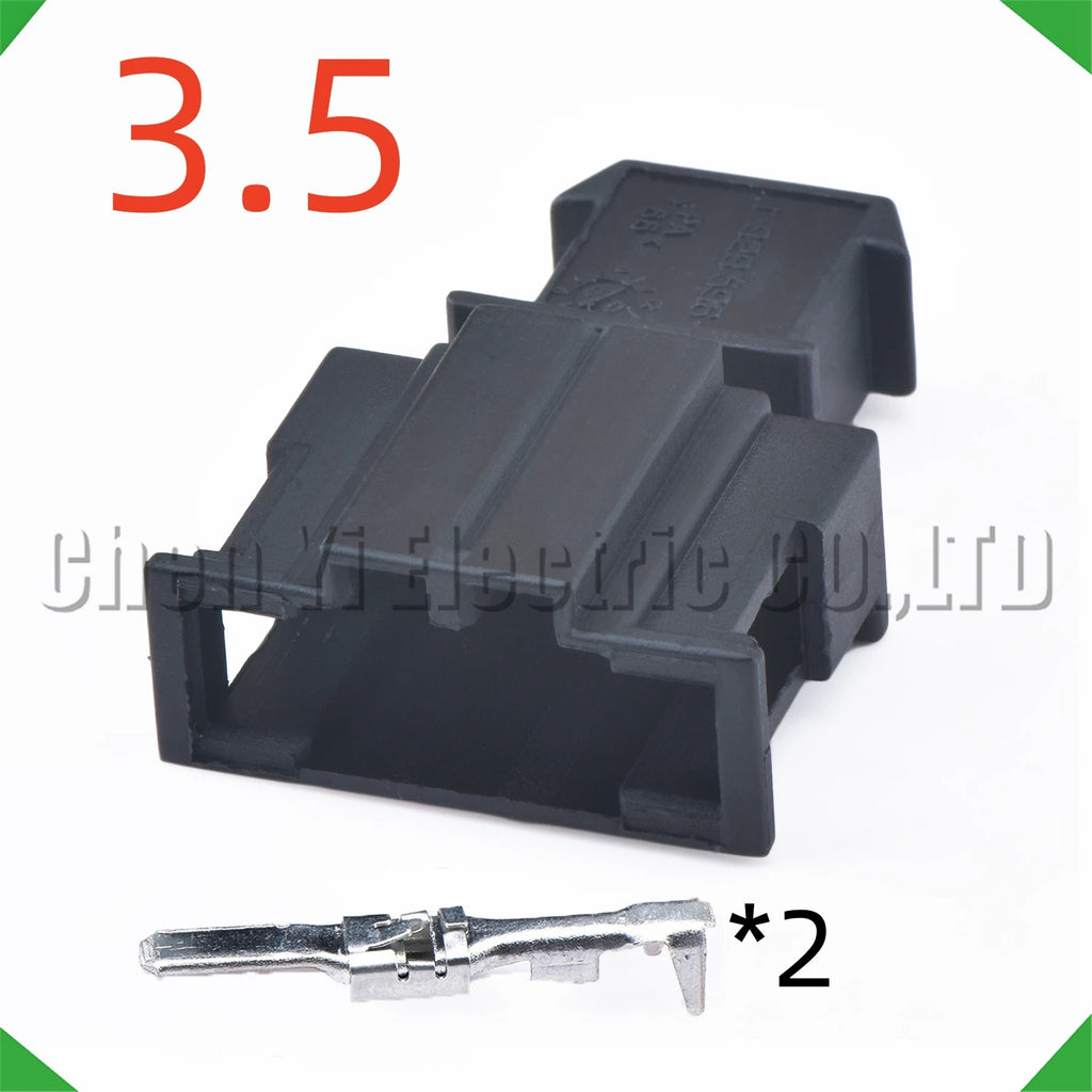 2-Pin Auto Connector Connector Luggage compartment motor subwoofer harness 929596-1