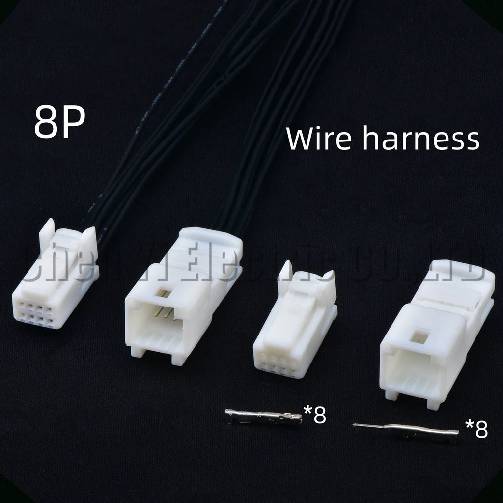 8 Pin Automotive Connectors multimedia navigation screen CD host Wire harness Plug For Toyota 1376352-1 1565804-1