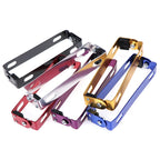 Universal Motorcycle Car License Plate Frame Aluminum Power Racing Auto Adjustable Angle Metal License Plate Holder Bracket