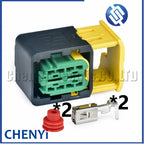 2 Pin female 6.3mm series Automotive waterproof connector wire harness Plug 1-1564542-1 2-1564542-1 3-1564542-1 4-1564542-1