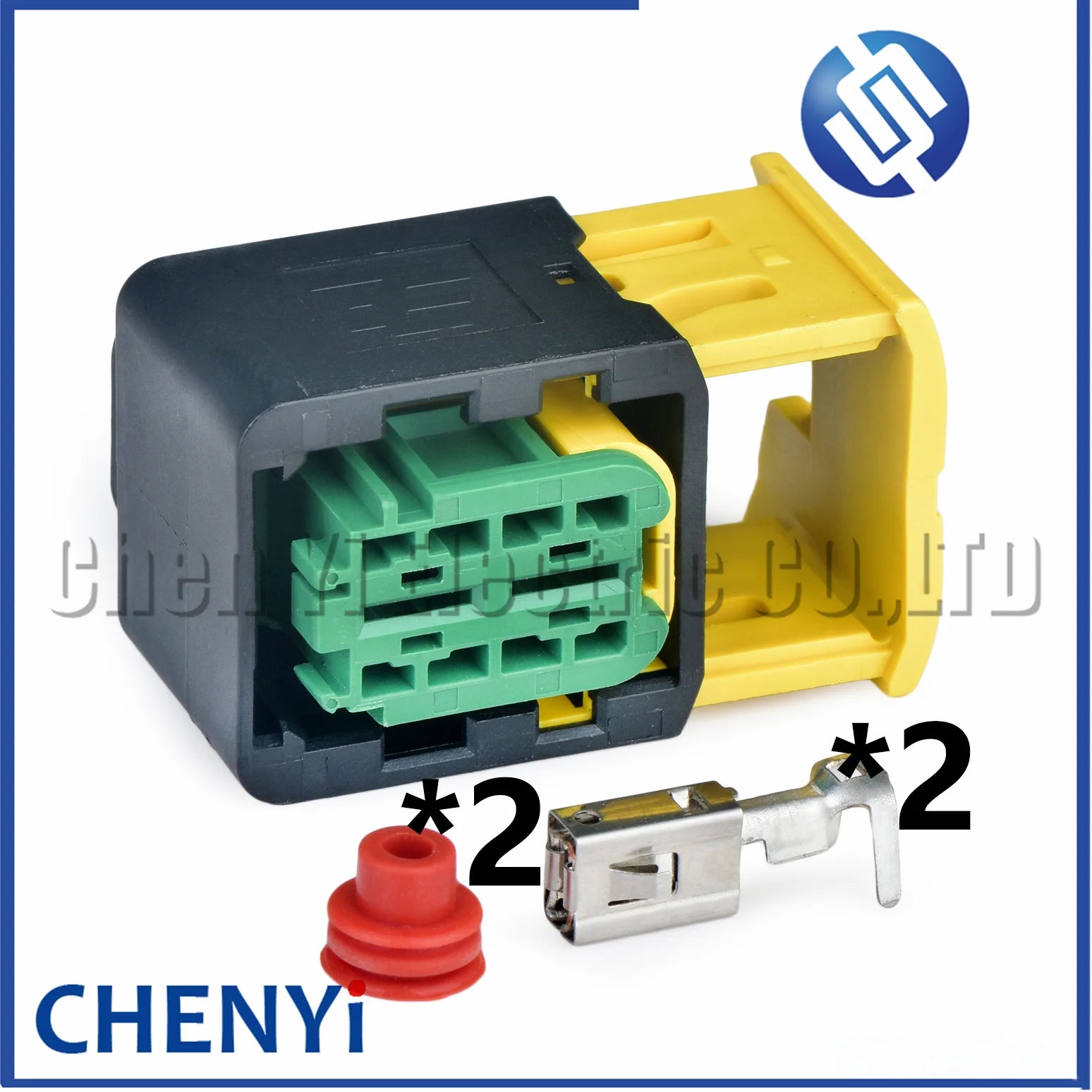 2 Pin female 6.3mm series Automotive waterproof connector wire harness Plug 1-1564542-1 2-1564542-1 3-1564542-1 4-1564542-1