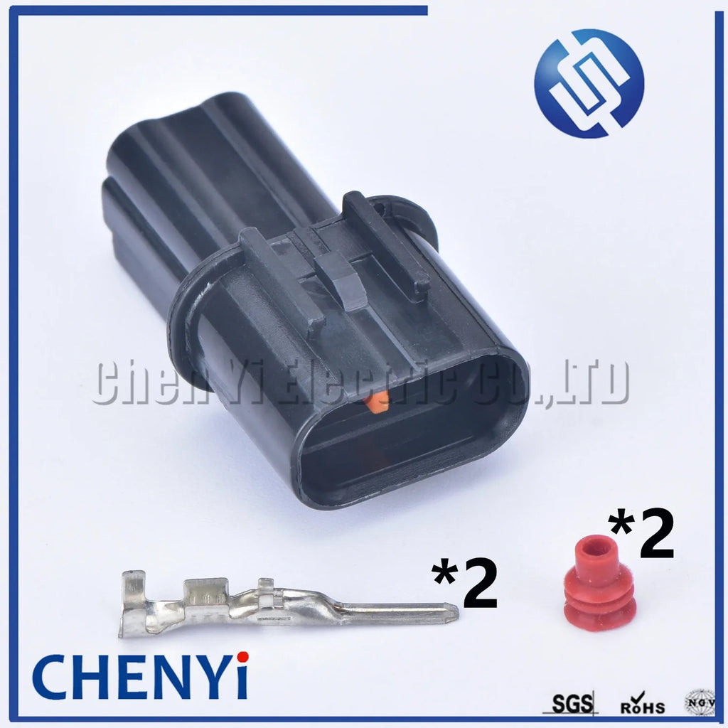 2 Pin 2.2 male or female Headlight plug Fog Lamp Automotive Connector PB625-02027 PB621-02020 For Hyundai-Kia