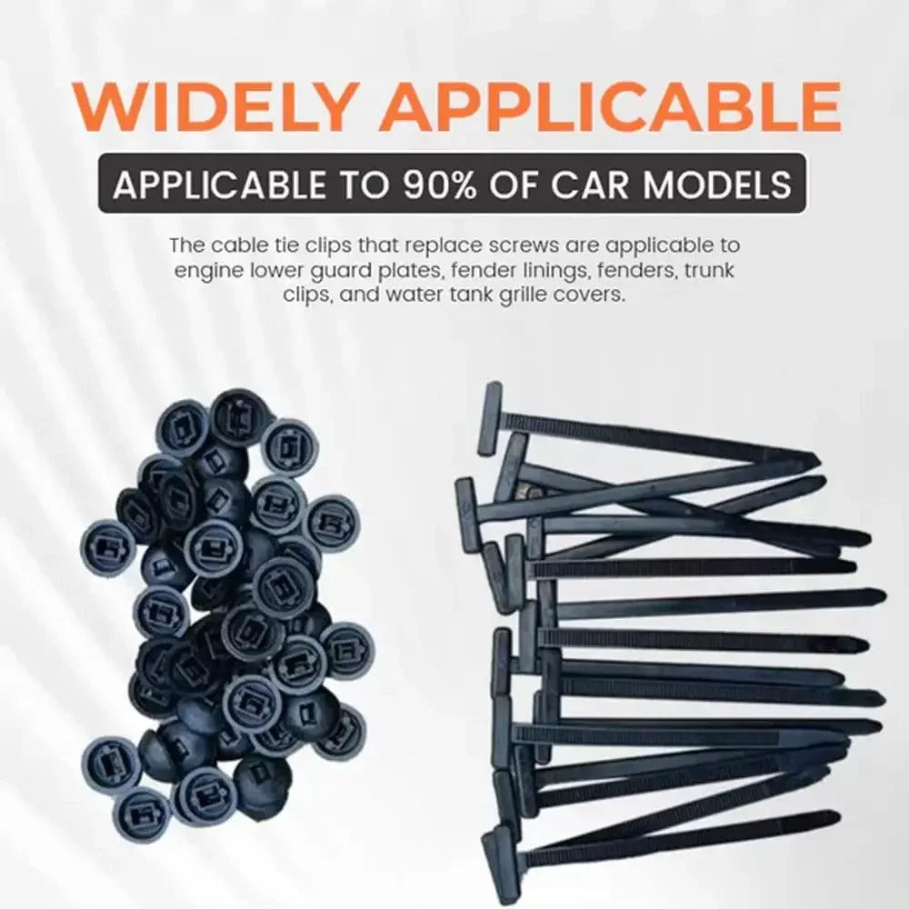 20/50/100pcs Motorcycle Nylon Universal Cable Tie Buckle Plastic Zipper Heavy Duty Self-locking Zip Bracket Clamping Bands Amagi