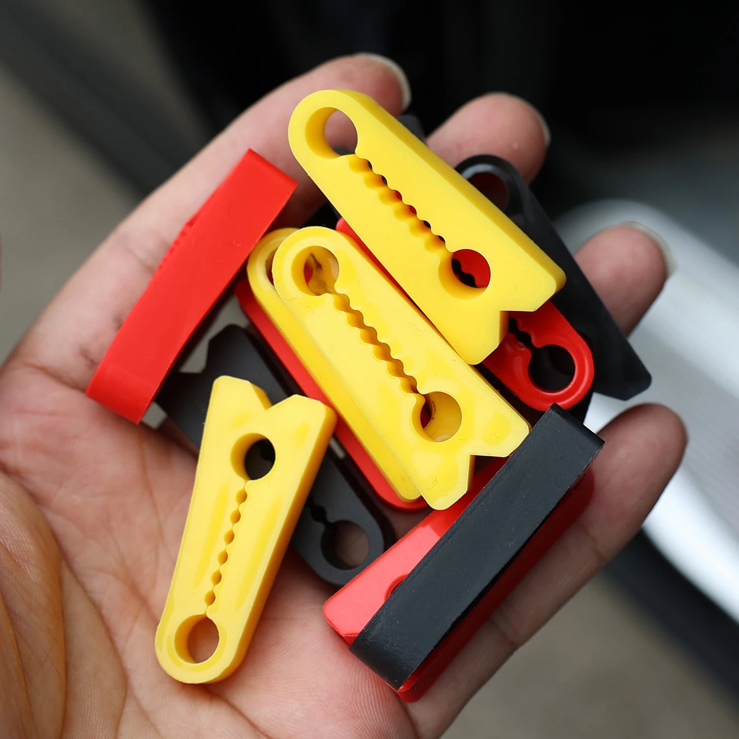 Car Door Latch Stopper Damper Buffer Pad Anti Rattle Silicone Shock Absorber Sound Insulation Noise Reduction Sticker Accessory