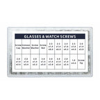 Glasses Watch Repair Kit 1000pcs Screws, Dual Head Screwdrivers & Precision Tweezers Set for Eyewear Jewelry Fix Tools with Case