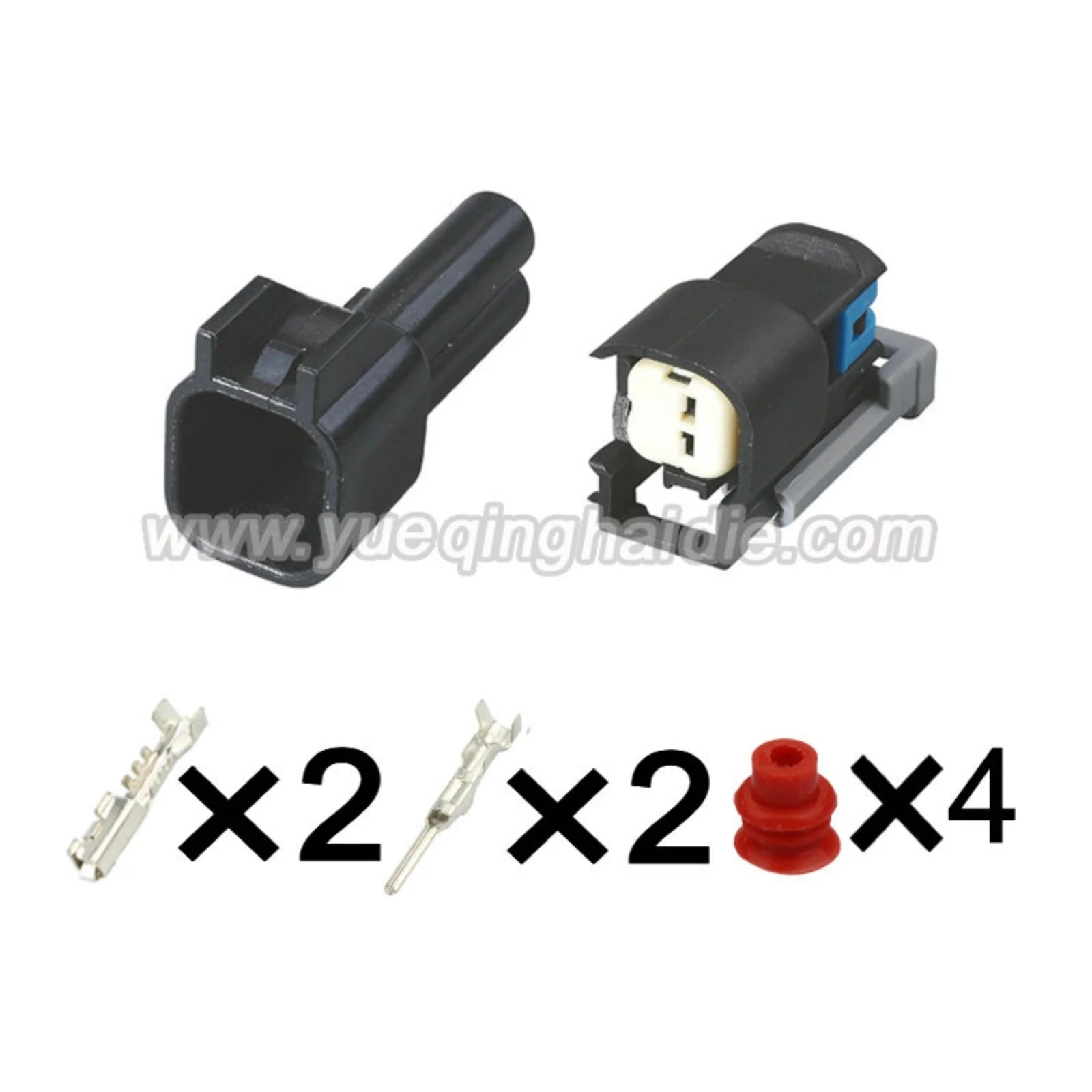 2PIN Connector Waterproof 1.5mm Male Female Connectors Wiring Harness Housing Cable Socket 15305086/15326238