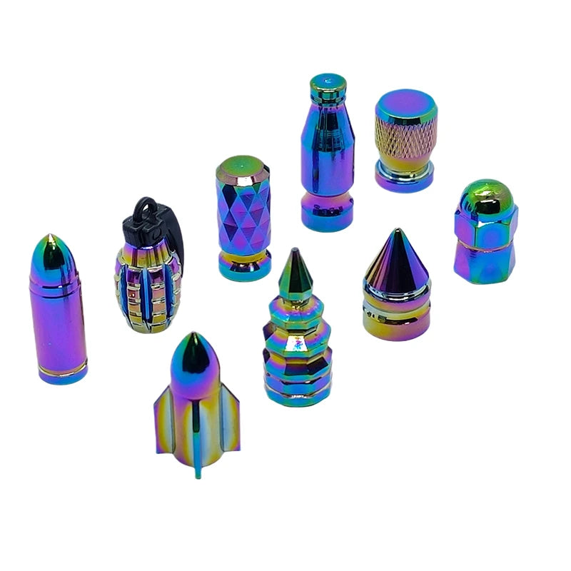 1Pcs Multicolor Tire Valve Stem Caps, Universal Stem Covers for Cars, SUVs, Bike and Bicycle, Trucks, Motorcycles