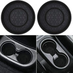 2pcs 7cm Non-slip Car Water Cup Pad Mat for Bottle Holder Coaster Auto Interior Anti-skid Cup Holders Amagi