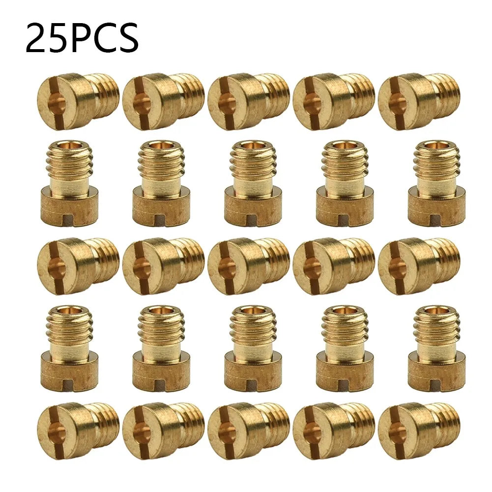 25pcs Carburetor  Main Jet  55-115 M5  5mm Thread For Dellorto Carburetor Vergaser SHA SHBC SHB Injector Nozzle