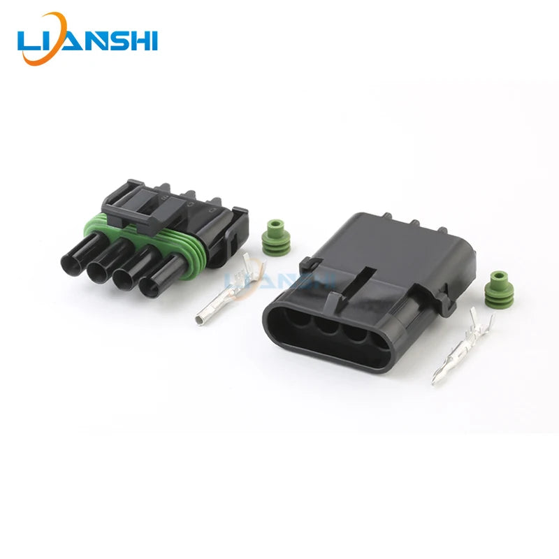 12010974 120157974 Delphi type automotive waterproof connector 4p plug with terminal DJ3042Y-2.5-11/21