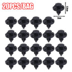 8mm Auto Fasteners Rivets Clips for Nissan Automotive Fastener Clips Body Push Retainer Bumper Trim Retainer Fastener 100/10Pcs