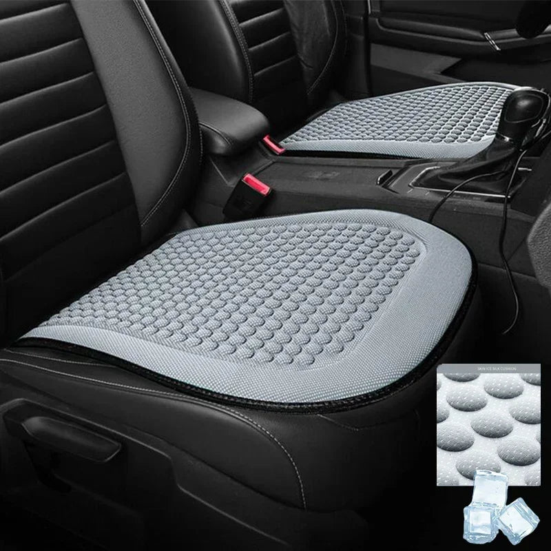 Winter Car Seat Cushion Short Plush Seat Protector Pad with Non-Slip Backing Flocking Cloth Cover Universal Front Covers Amagi