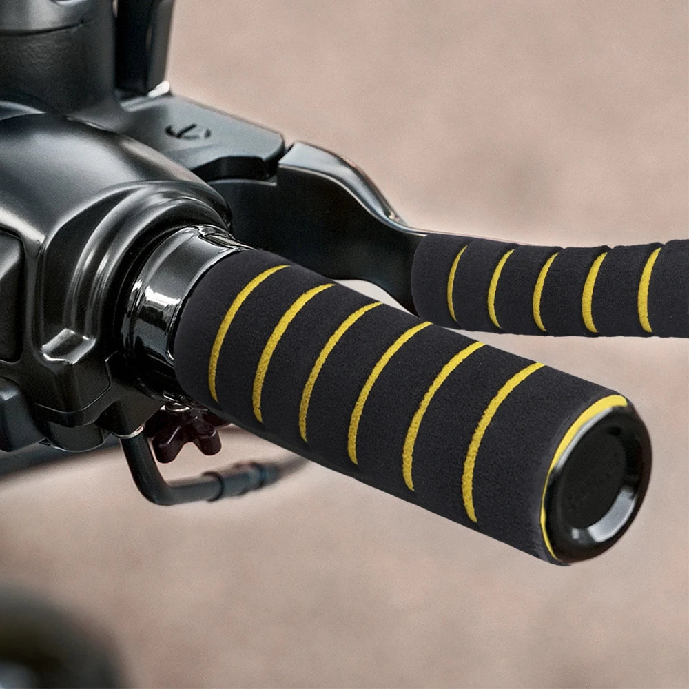 4Pcs/pack Motorcycle Handlebar Grip Universal Handle Bar Cover Brake Clutch Lever Soft Sponge Foam Grips Cover Motorcycles Grip