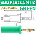 Pure Copper Gold-plated 4mm Banana Plug, Lantern Type, High Current 4mm Sound Box Speaker Wire, Banana Gold-plated Connector