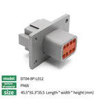 5/10/20Sets Deutsch Type DTM/DT/DTP/DT13/DT15 Waterproof Connector With Terminal Male Female Plug&Socket DTM04-2/3/4/6/8/12P
