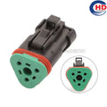 8pin auto waterproof   electric   plastic  wire   harness   connector DT06-3S-EP06