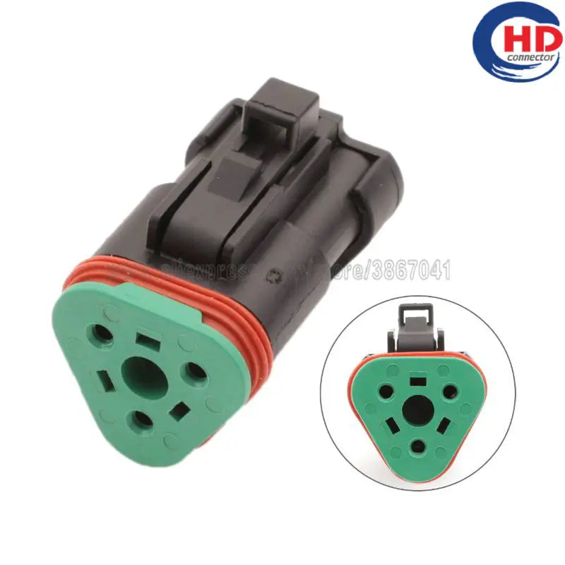 8pin auto waterproof   electric   plastic  wire   harness   connector DT06-3S-EP06
