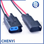2 Pin/Way Female or Male Brake Pad Sensor Connector Wheel ABS Sensor Scoket Plug Wire Harness Pigtail 2-1437712 For Ford