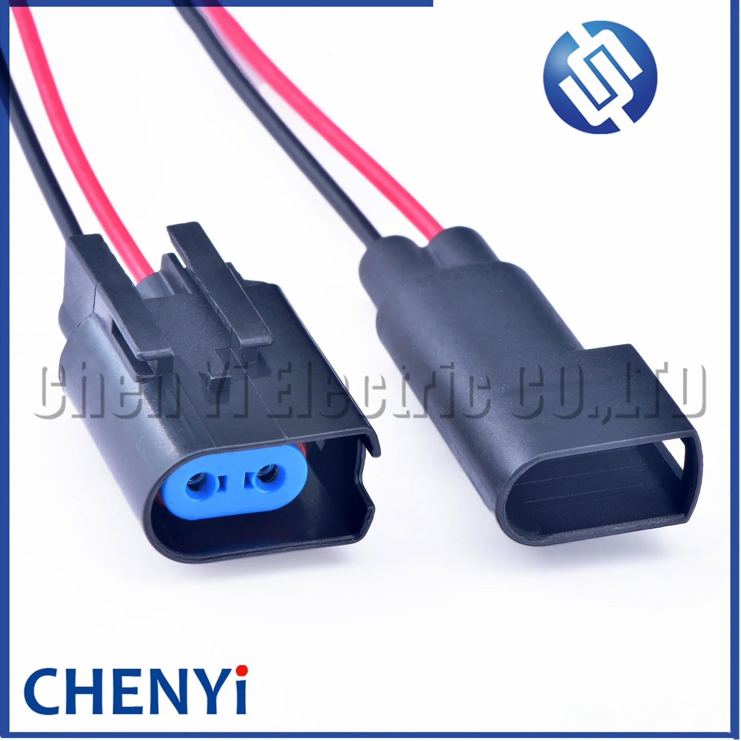 2 Pin/Way Female or Male Brake Pad Sensor Connector Wheel ABS Sensor Scoket Plug Wire Harness Pigtail 2-1437712 For Ford