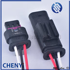 3 Pin PDC Parking Sensor Plug Connector For PASSAT A1 A3 A4 A6 A7 Q5 Q7 R8 4F0973703 1718653-1 4F0 973 703 With 15cm wire