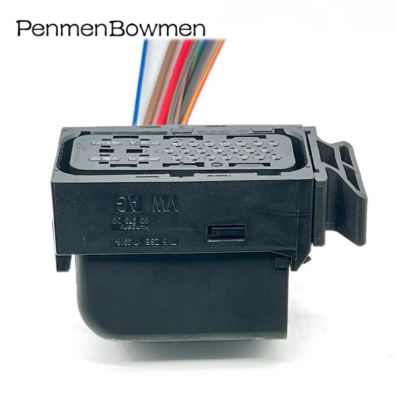 1 Set 25 Pin Auto 0AM 7Speed Dual-Clutch DSG Gearbox Valve Body Harness Connector Plug 1719918-1 For Skoda 1K0973213 Not Full Ne