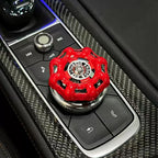 Car Rotary Knob Decor Metal Valve Handwheel Automotive Accessories Interior For Control Knob Gear Shift Knob Button Sticker