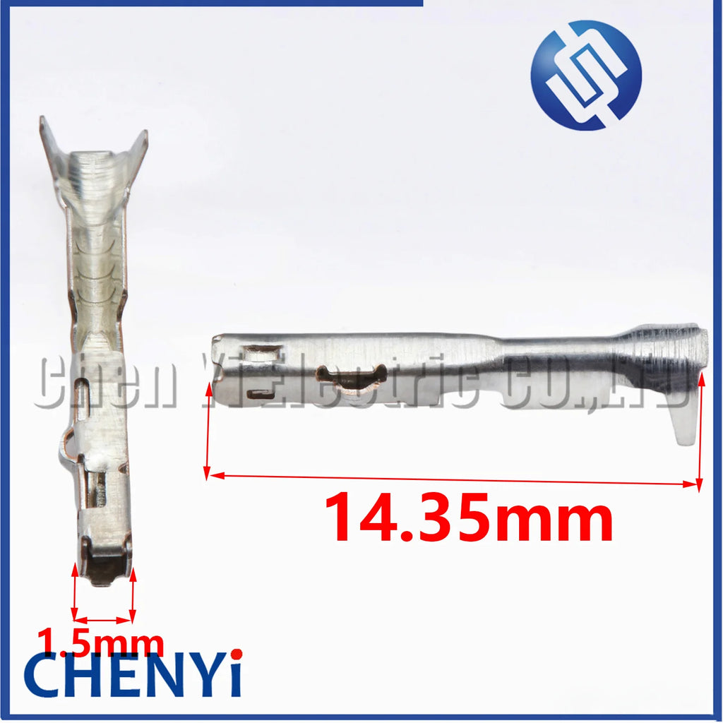 50 Pcs 0.64 mm series crimp female terminal Brass tin plating Pins For SAIT-A03T-M064 connector plug repalcement