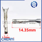 50 Pcs 0.64 mm series crimp female terminal Brass tin plating Pins For SAIT-A03T-M064 connector plug repalcement