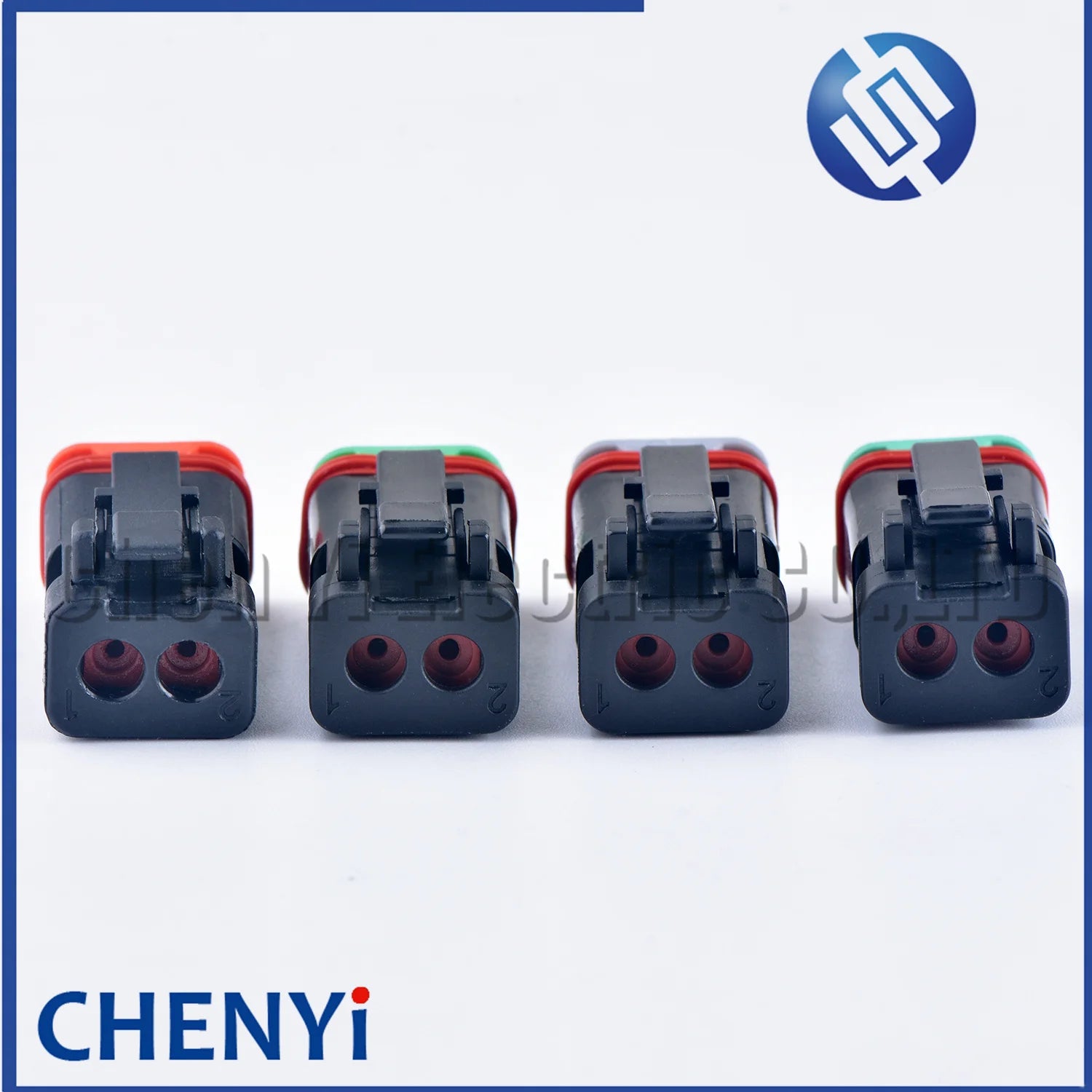 Black 2 Pin excavating machinery Heavy Industry Machinery headlight boom light Wire Harness Plug DT06-2S DT04-2P A B C D 4 types