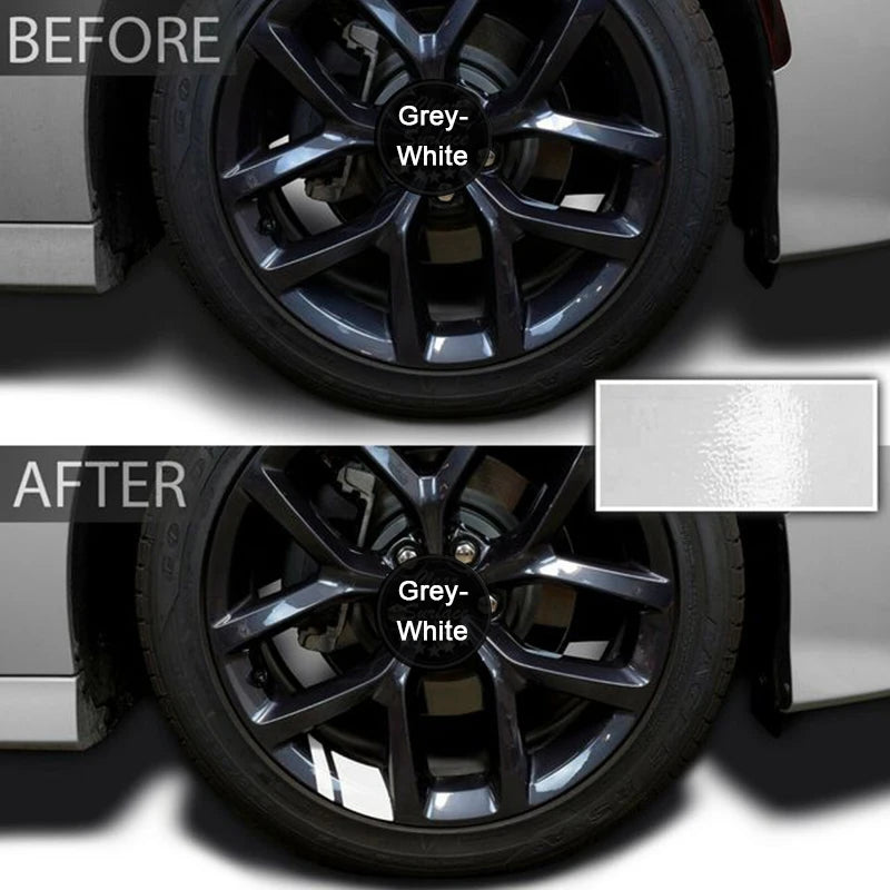 New 1Pcs Car Sticker Reflective Car Wheel Rim Vinyl Warning Stickers Hash Mark Stripe Racing Wheel Hub Decals for Size 16-21"