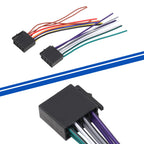 Universal Car Stereo Radio ISO Cable Adapter ABS Male Plug To Female Connector Wiring Harness