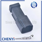 Black 2 Pin DT Series Enhanced Seal Waterproof Wire auto connector DT06-2S DT04-2P DT06-2S-E005 DT04-2P-E005 For Deutsch
