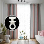 50pcs Plastic Curtain  Track Hook S Runner Fit For  Camper Van  Motorhome  Caravan Boat Home Hanging Curtain Glider Hook