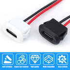 Type-C High Current Fast Charging Jack Port 3A Charger Plug Socket Connector Jack Female  USB-C with Card Buckle 2/4/10/20pcs