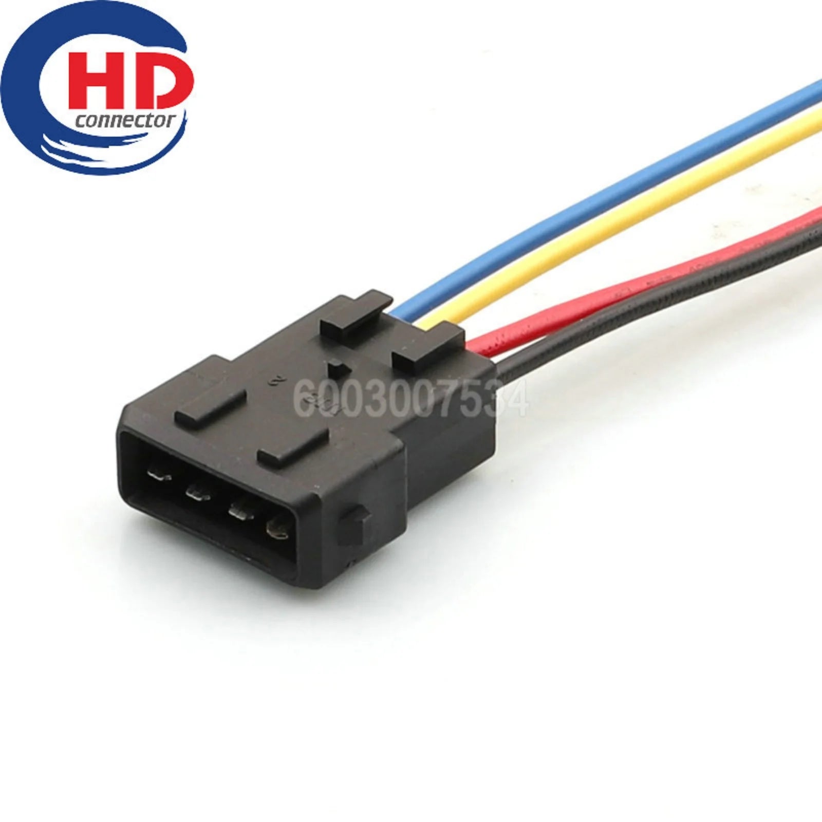 4 Pin Connector Unsealed 3.5mm Series Male Connectors Cable Plug Motorcycle Electrical Harnesses Wiring Harness Housing