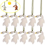 10/1PCS Cartoon Cute Anime Color-Changing Roast Duck Pendant Diy Kawaii Car Accessories Keychain Back Packaging Accessories Gift