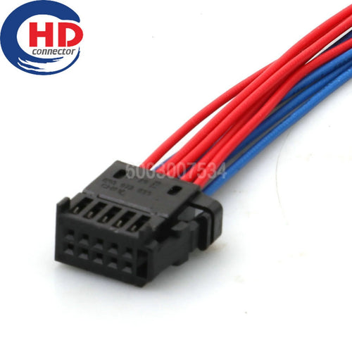10 Pin 0.6 Series Male Female Connectors Auto Seat Wiring Harness Plug Car Lift Switch Socket For VW Audi 1K0971992 6R0972930